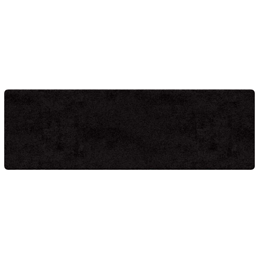 Teppichläufer Schwarz 80 x 200 cm 100% Polypropylen Tuft