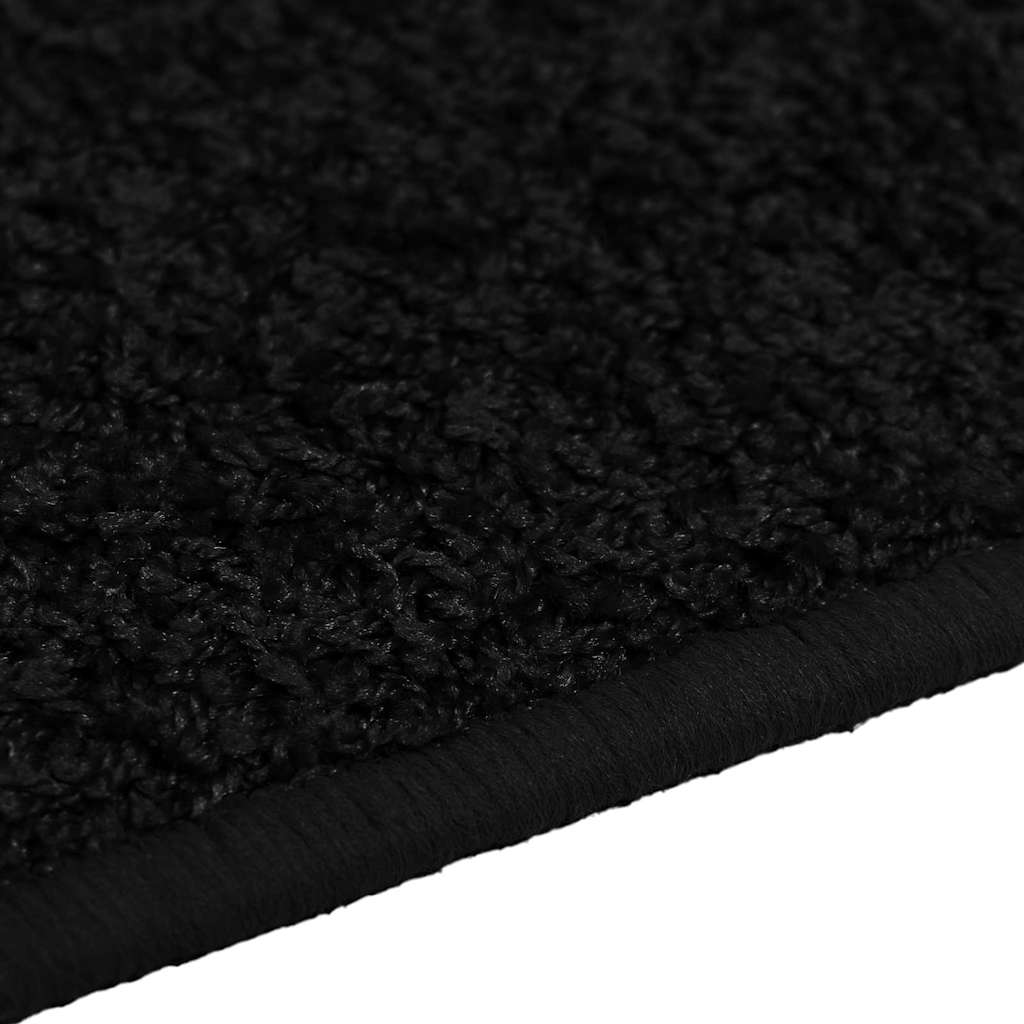 Teppichläufer Schwarz 80 x 300 cm 100% Polypropylen Tuft