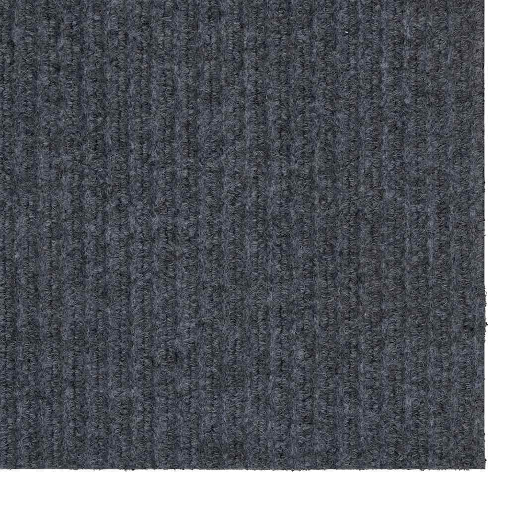 Teppichläufer Grau 80 x 200 cm Stoff