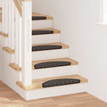 Selbstklebende Treppenschoner 15 pcs Anthrazit 56 x 17 x 3 cm