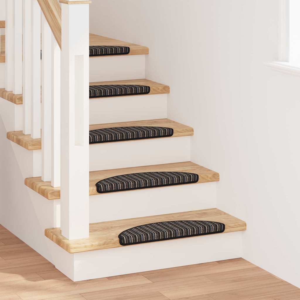 Selbstklebende Treppenschoner 15 pcs Anthrazit 56 x 17 x 3 cm