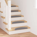 Selbstklebende Treppenschoner 15 pcs Grau 56 x 17 x 3 cm