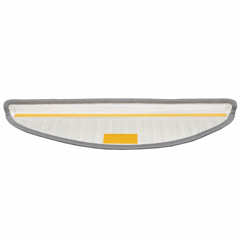 Selbstklebende Treppenschoner 15 pcs Grau 56 x 17 x 3 cm