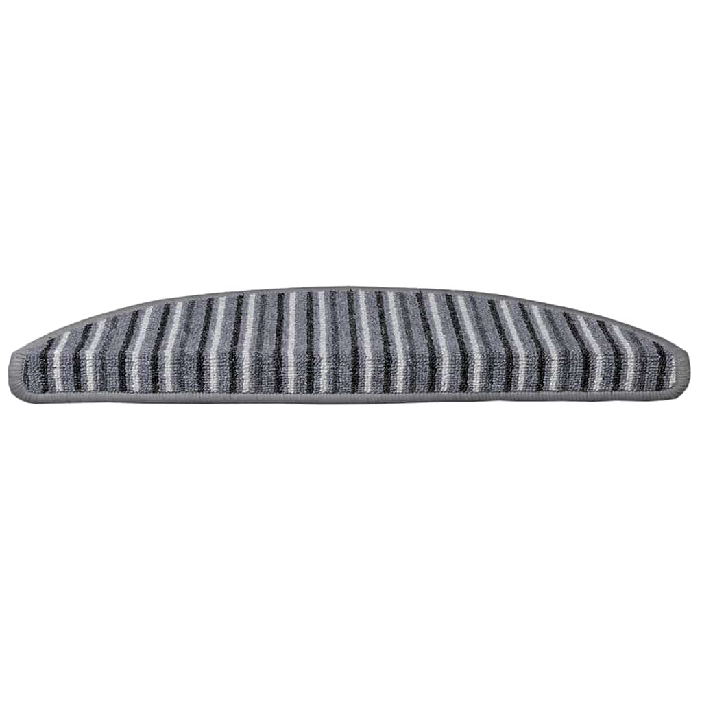 Selbstklebende Treppenschoner 15 pcs Grau 56 x 17 x 3 cm
