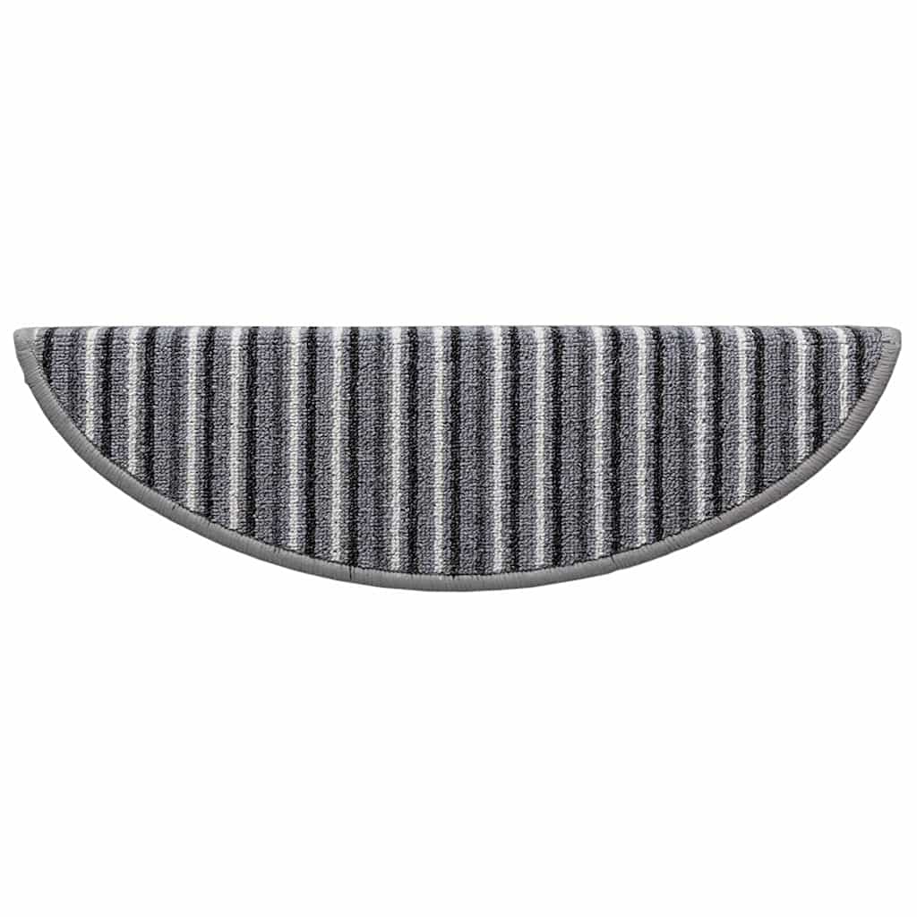 Selbstklebende Treppenschoner 15 pcs Grau 56 x 17 x 3 cm