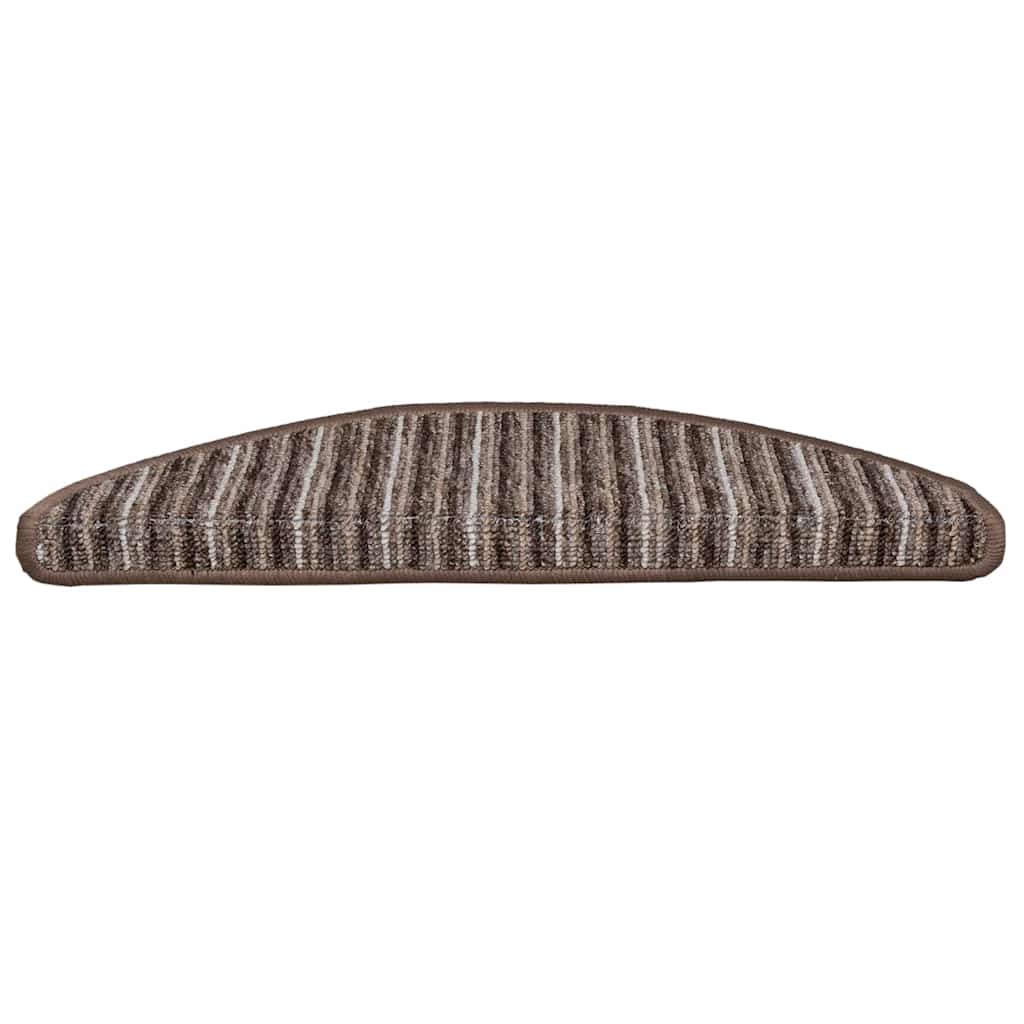 Selbstklebende Treppenschoner 15 pcs Braun 56 x 17 x 3 cm