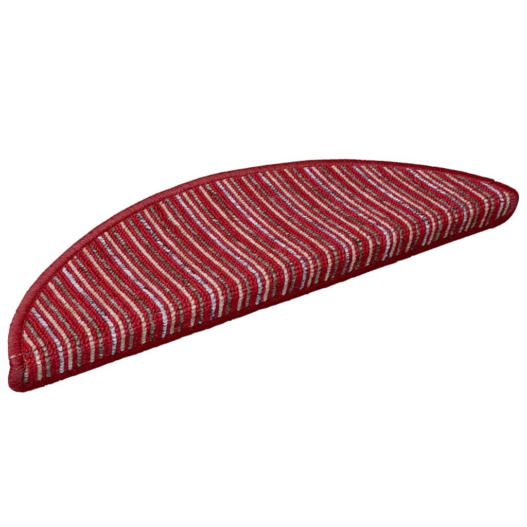Selbstklebende Treppenschoner 15 pcs Rot 56 x 17 x 3 cm