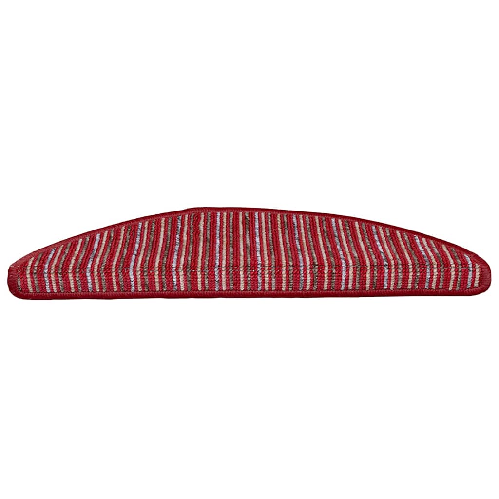 Selbstklebende Treppenschoner 15 pcs Rot 56 x 17 x 3 cm