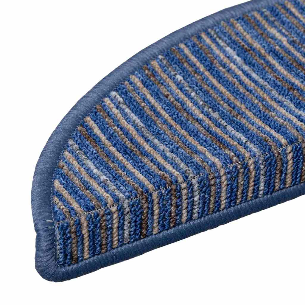 Selbstklebende Treppenschoner 15 pcs Blau 56 x 17 x 3 cm