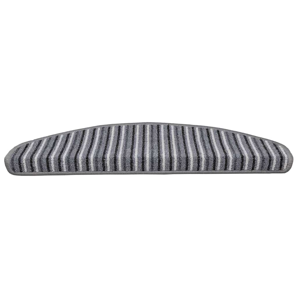 Selbstklebende Treppenschoner 15 pcs Grau 65 x 21 x 4 cm