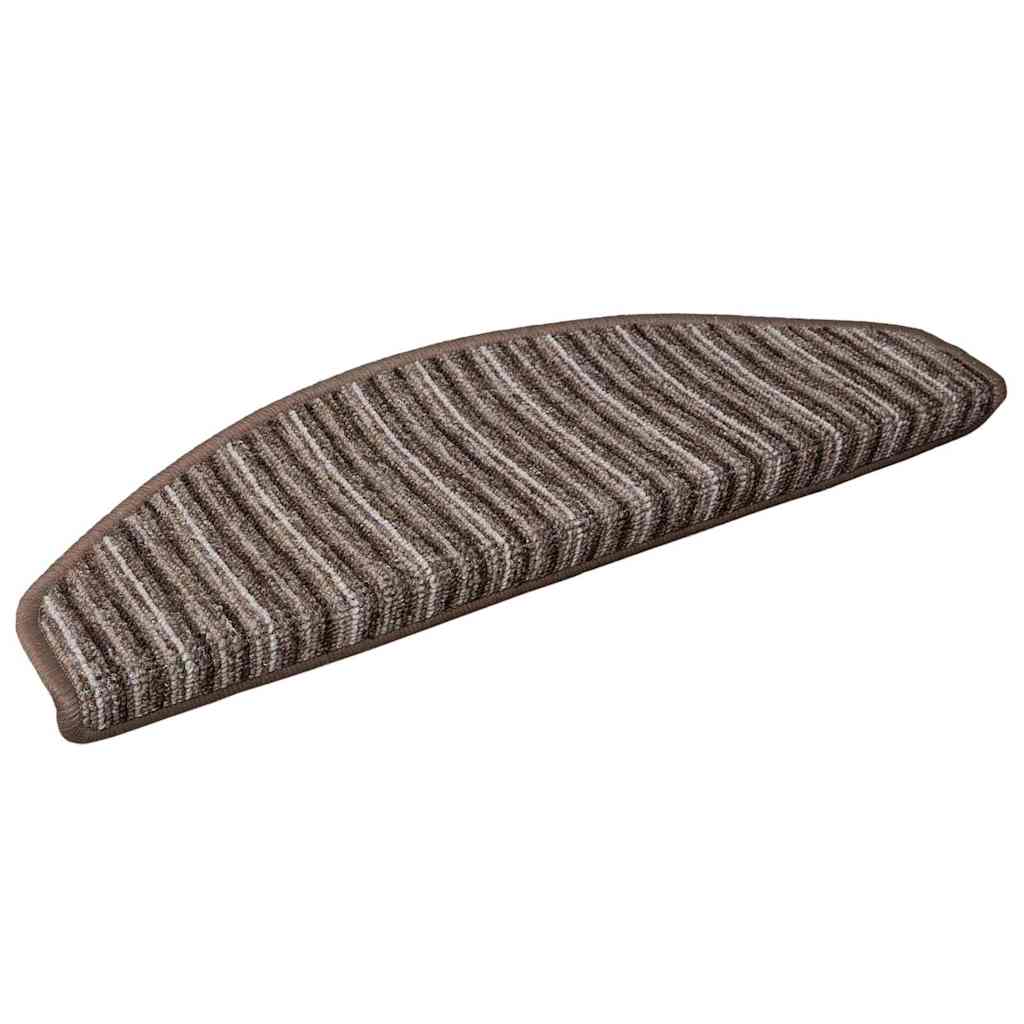 Selbstklebende Treppenschoner 15 pcs Braun 65 x 21 x 4 cm