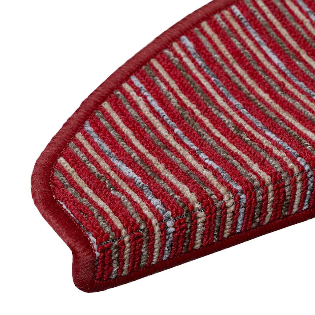 Selbstklebende Treppenschoner 15 pcs Rot 65 x 21 x 4 cm
