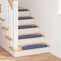 Selbstklebende Treppenschoner 15 pcs Blau 65 x 21 x 4 cm