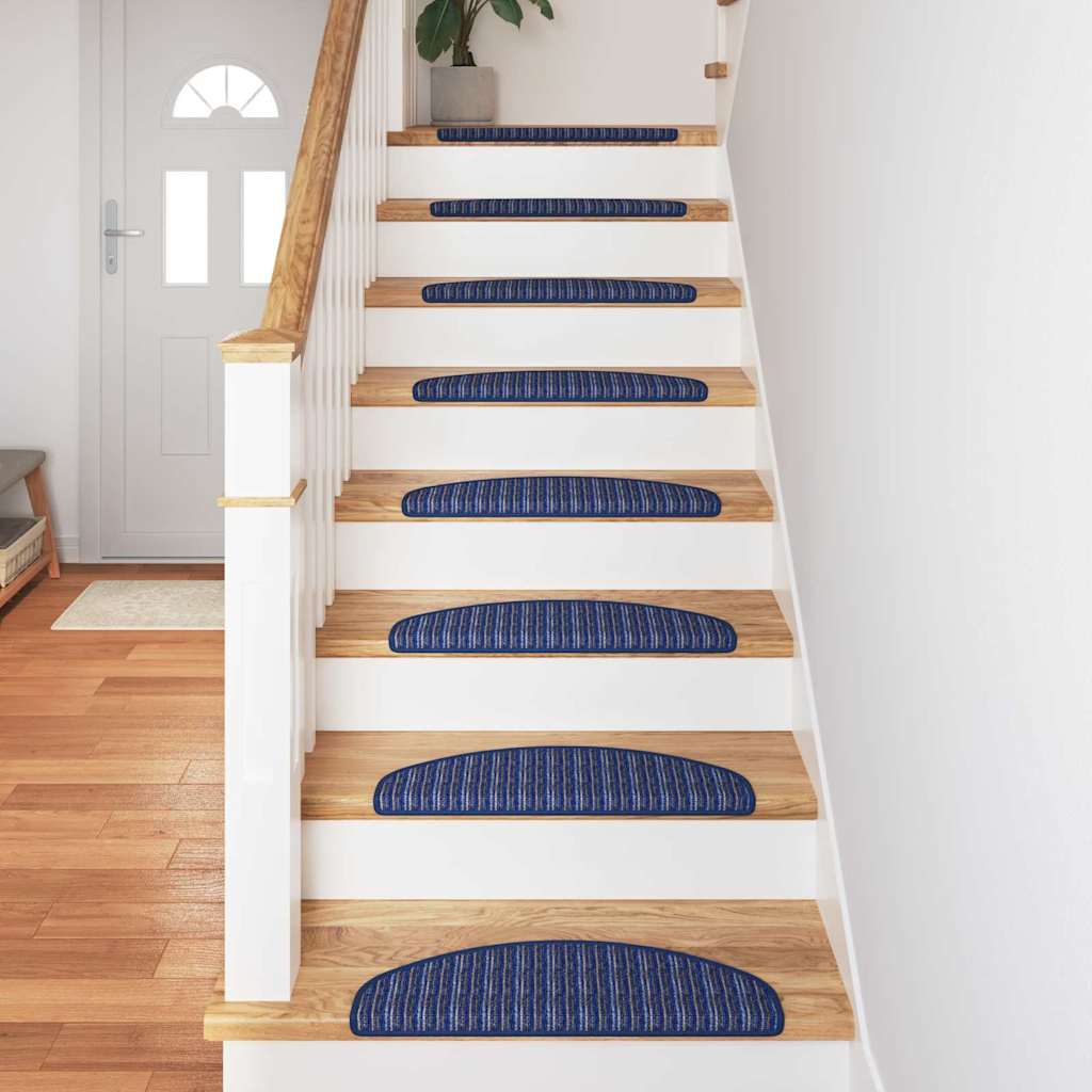 Selbstklebende Treppenschoner 15 pcs Blau 65 x 21 x 4 cm