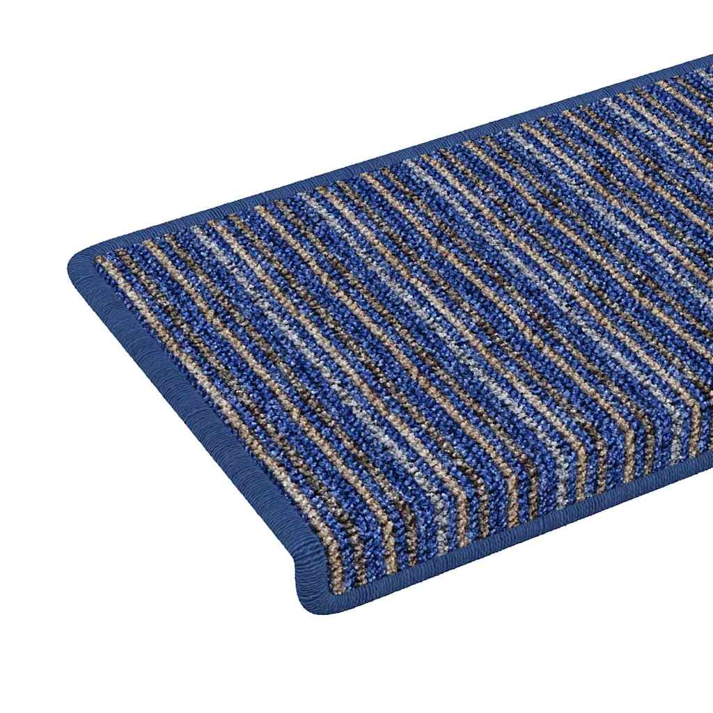 Selbstklebende Treppenschoner 15 pcs Blau 65 x 21 x 4 cm