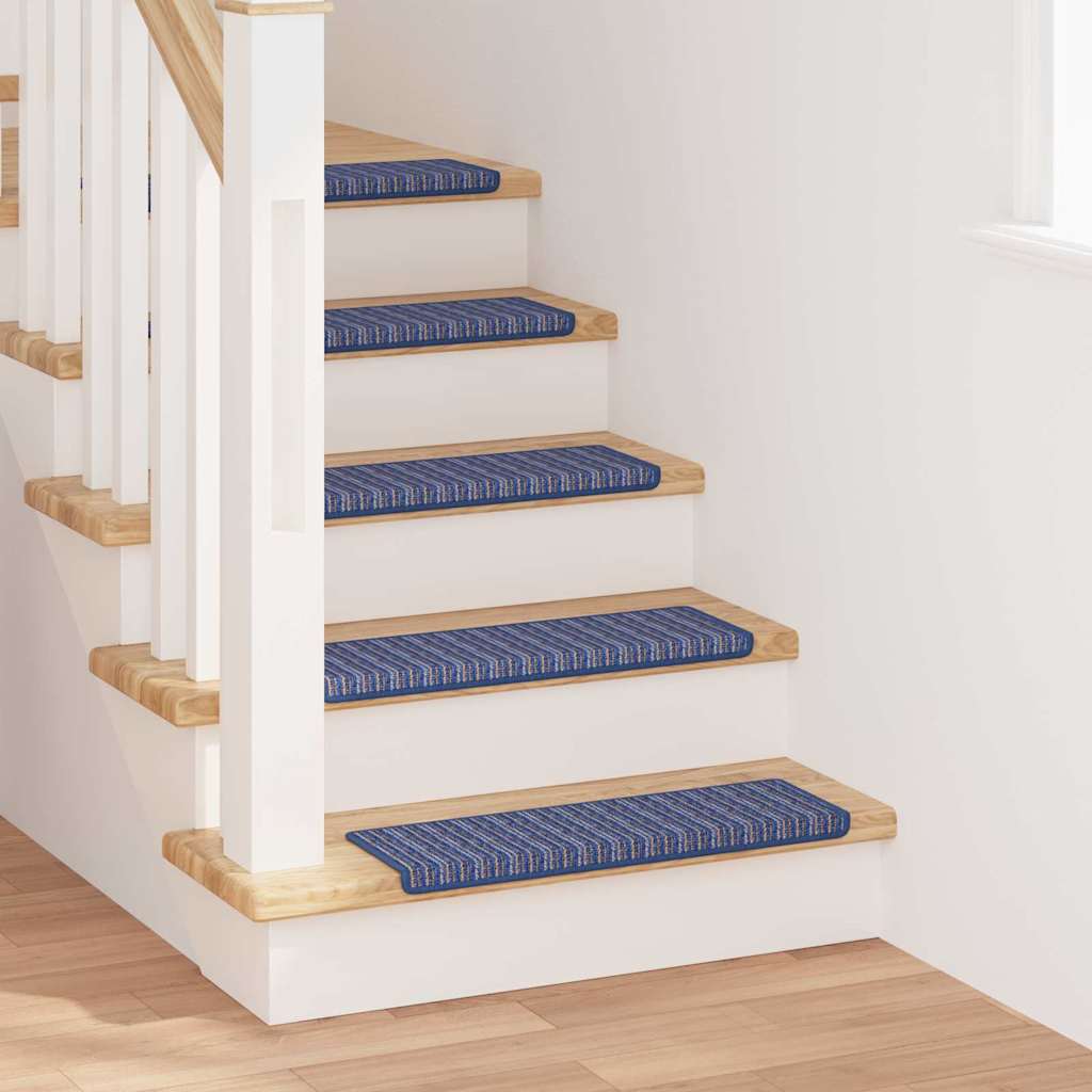 Selbstklebende Treppenschoner 15 pcs Blau 65 x 21 x 4 cm