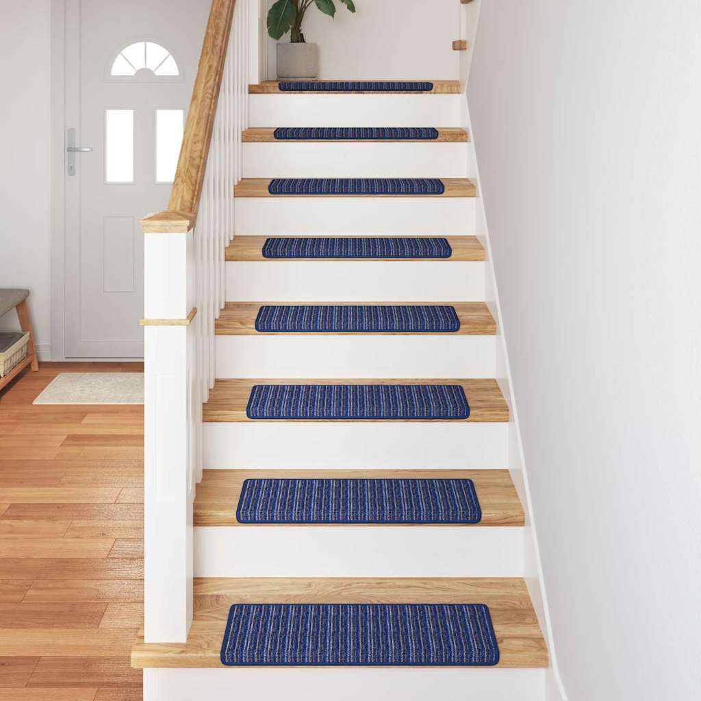Selbstklebende Treppenschoner 15 pcs Blau 65 x 21 x 4 cm