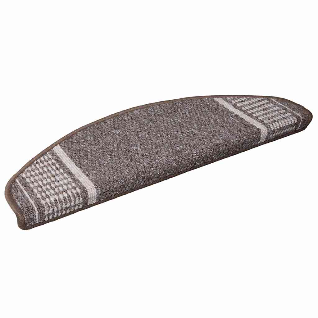Selbstklebende Treppenschoner 15 pcs Braun 65 x 21 x 4 cm