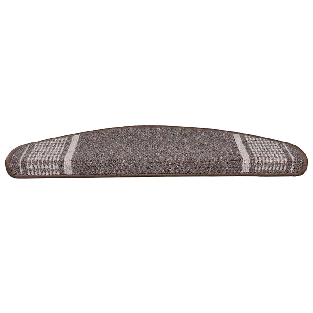Selbstklebende Treppenschoner 15 pcs Braun 65 x 21 x 4 cm