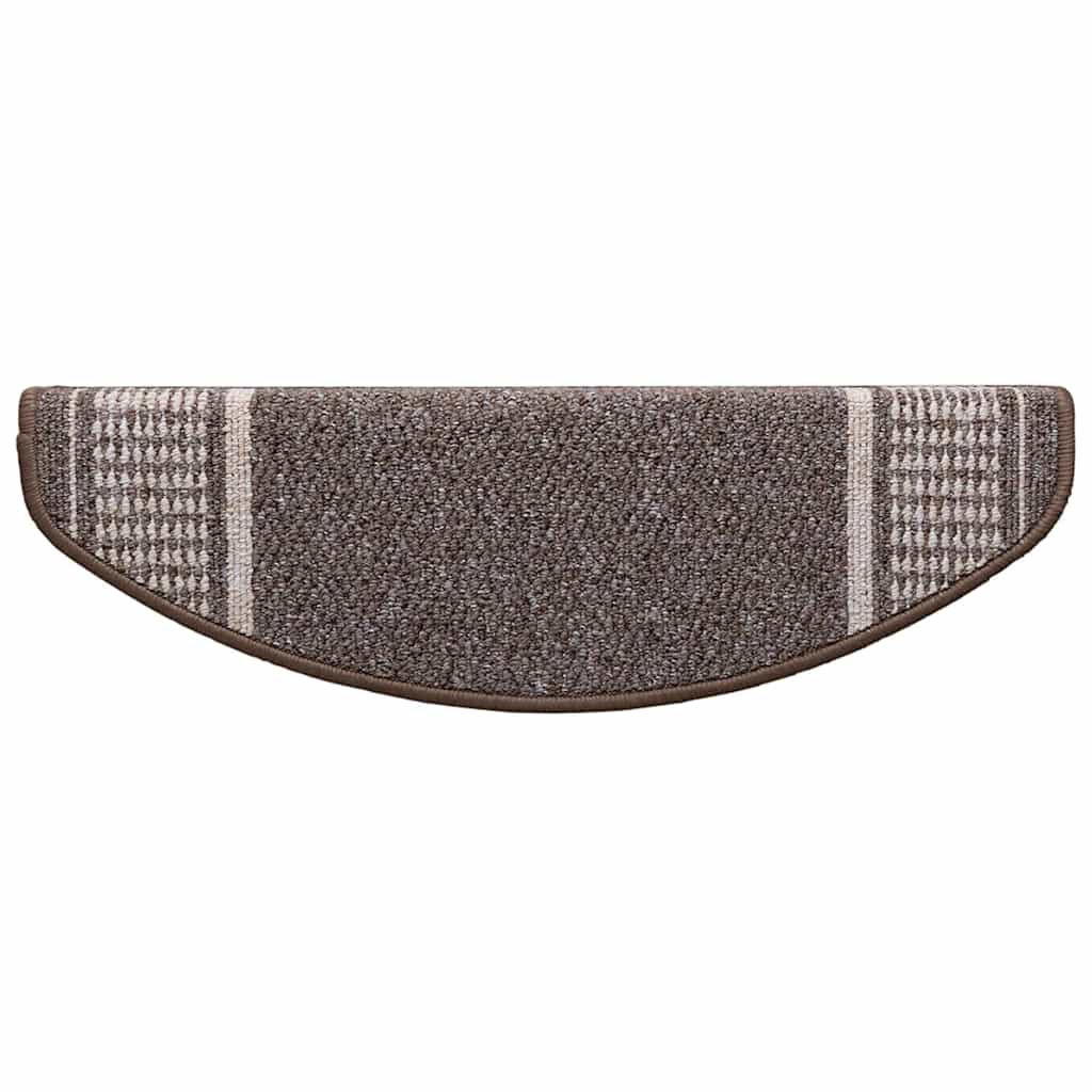 Selbstklebende Treppenschoner 15 pcs Braun 65 x 21 x 4 cm