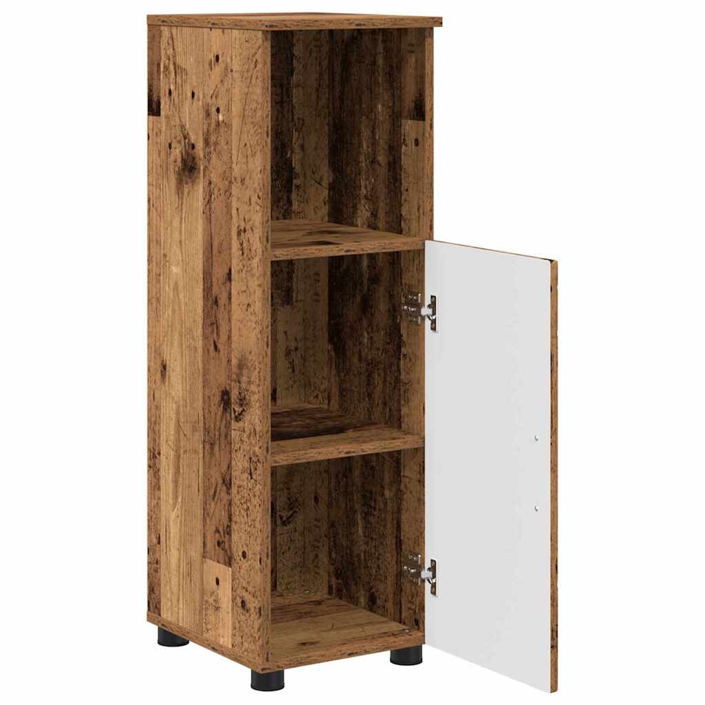 Badezimmermöbel-Set 3 pcs Altholz Holzwerkstoff & Metall