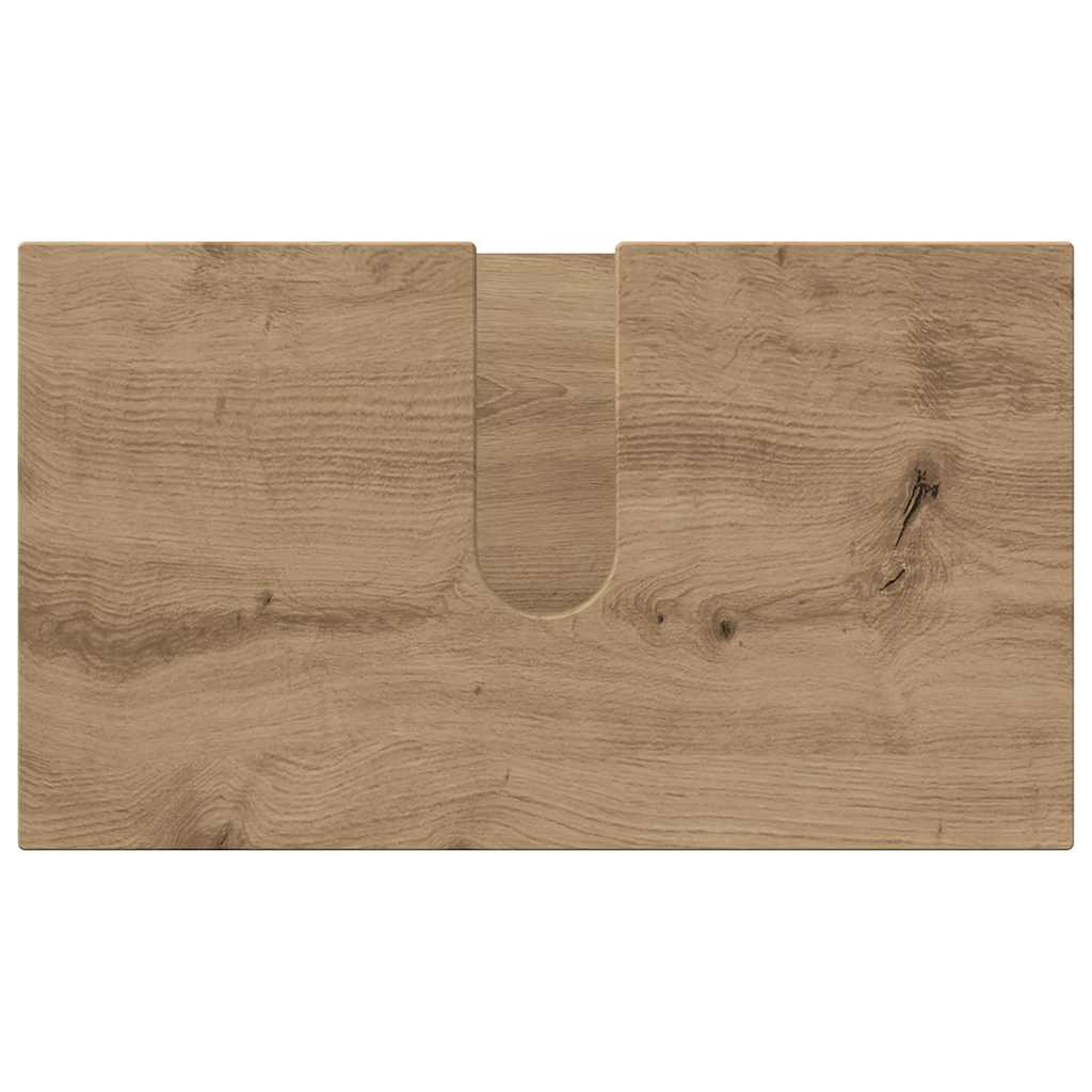 Badezimmermöbel-Set 3 Stk. Artisan-Eiche 61 x 35 x 64 cm