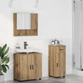 Badezimmermöbel-Set 3 Stk. Artisan-Eiche 61 x 35 x 64 cm