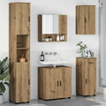 Badezimmermöbel-Set 5 Stk. Artisan-Eiche 61 x 35 x 64 cm