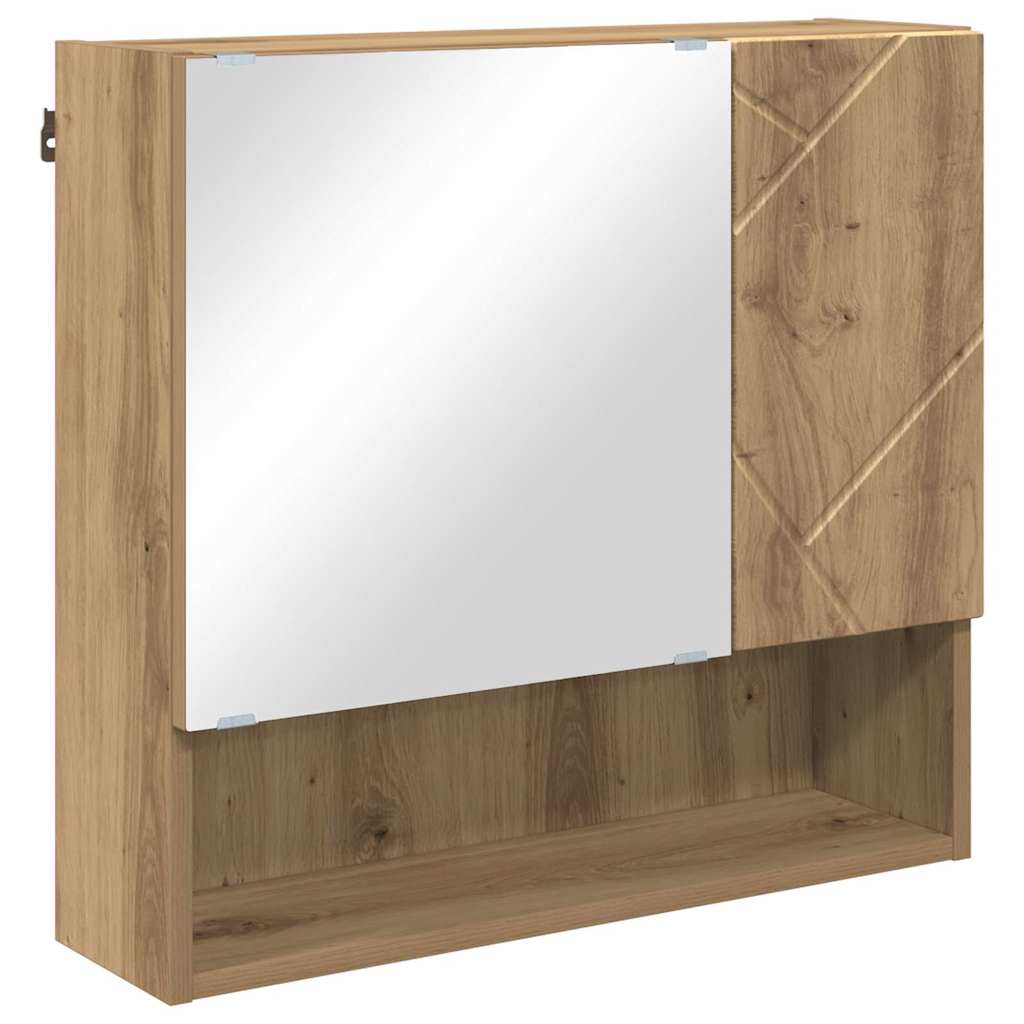 Badezimmermöbel-Set 5 Stk. Artisan-Eiche 61 x 35 x 64 cm
