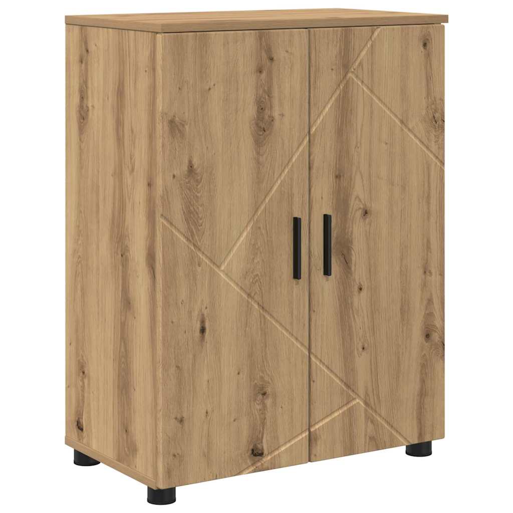 Badezimmermöbel-Set 4 Stk. Artisan-Eiche 61 x 35 x 64 cm