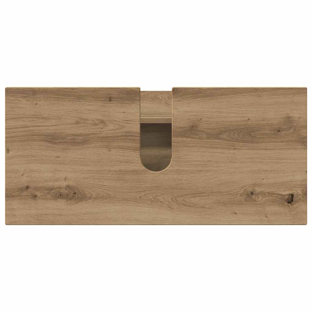 Badezimmermöbel-Set 5 Stk. Artisan-Eiche 35 x 30 x 192 cm