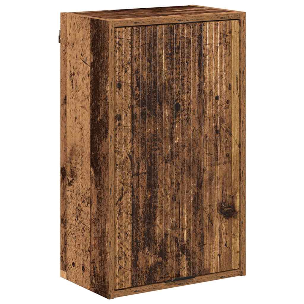 Badezimmermöbel-Set Wandmontiert Altholz Holzwerkstoff, Metall