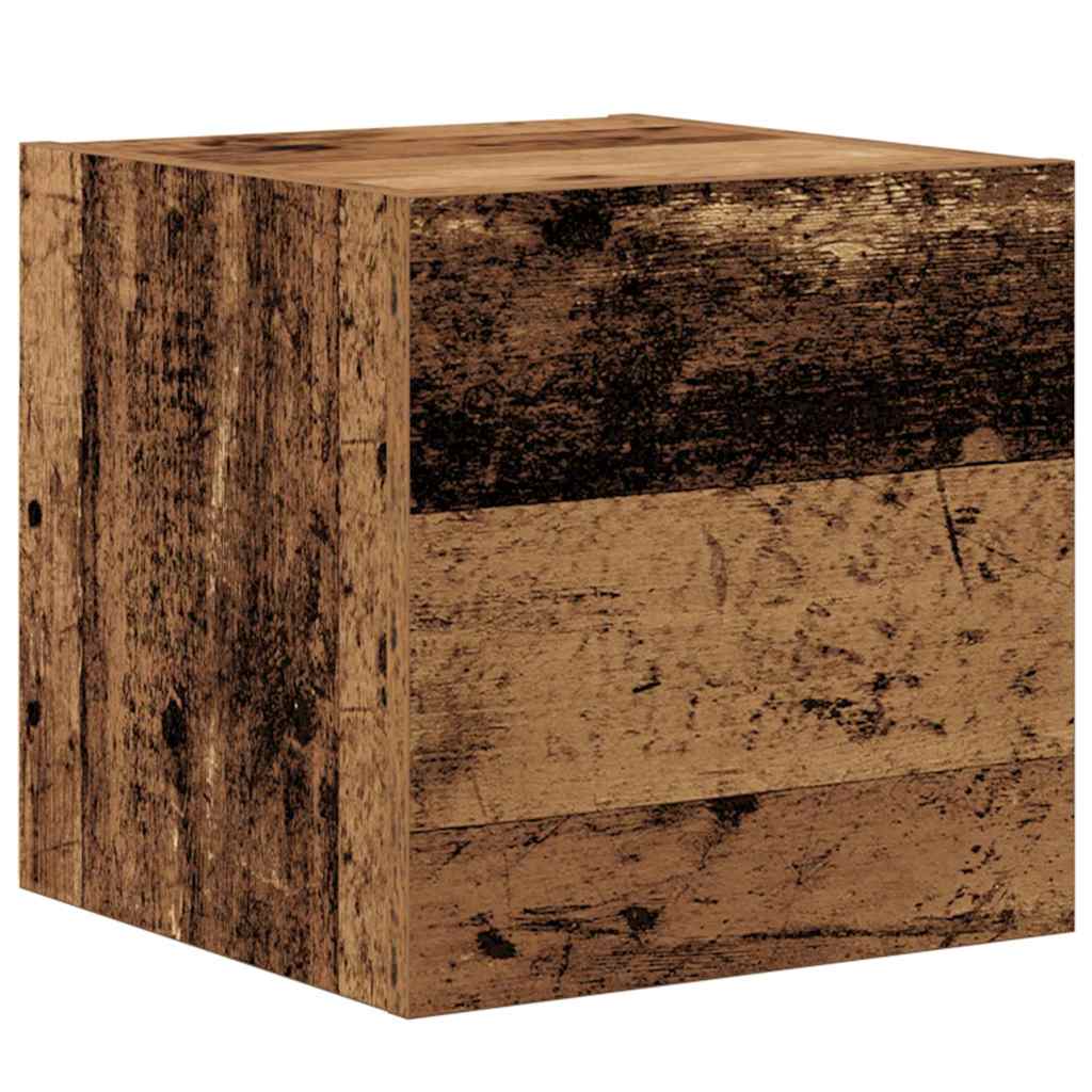 TV-Schrankset Wandmontiert 7 pcs Altholz Holzwerkstoff