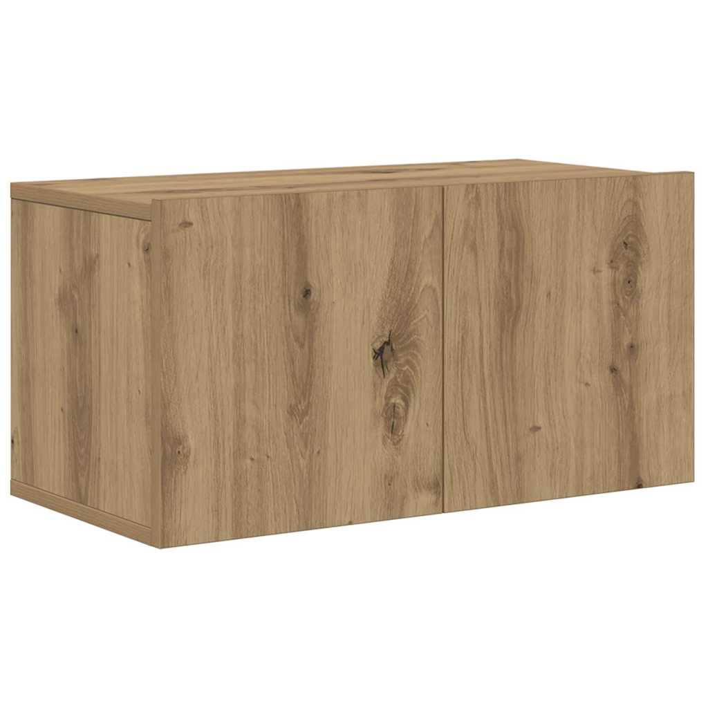 TV-Schrankset Wandmontiert 6 pcs Artisan-Eiche Holzwerkstoff