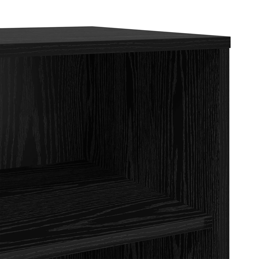 Sideboard 3 pcs Schwarz Eichen-Optik 70 x 41 x 75 cm