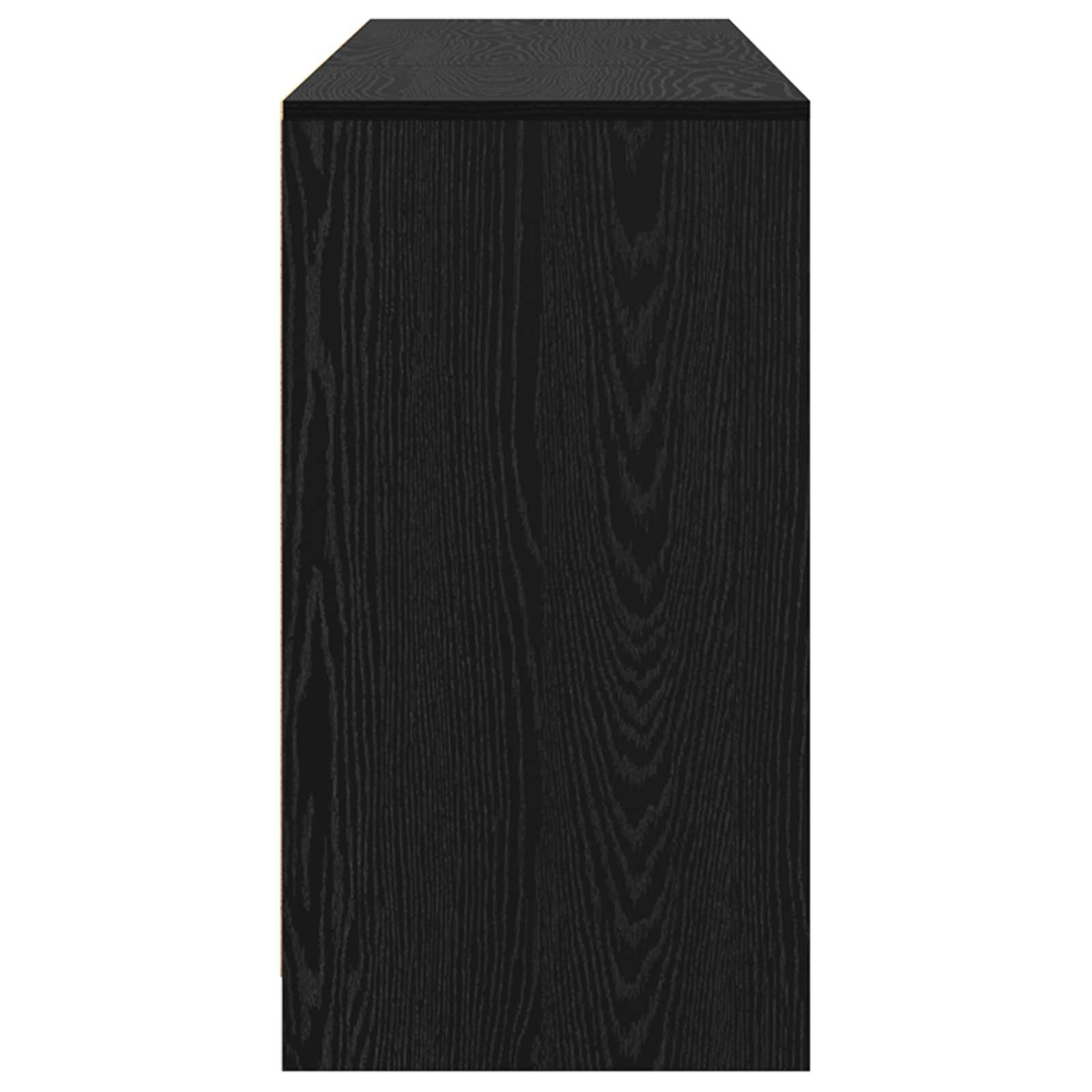 Sideboard 3 pcs Schwarz Eichen-Optik 70 x 41 x 75 cm