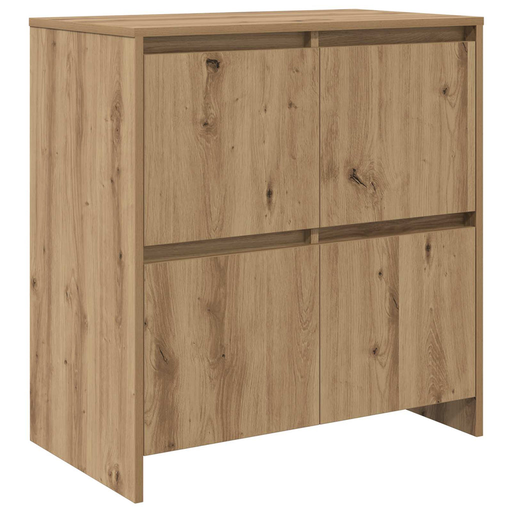 Sideboard 3 pcs Artisan-Eiche 70 x 41 x 75 cm Holzwerkstoff