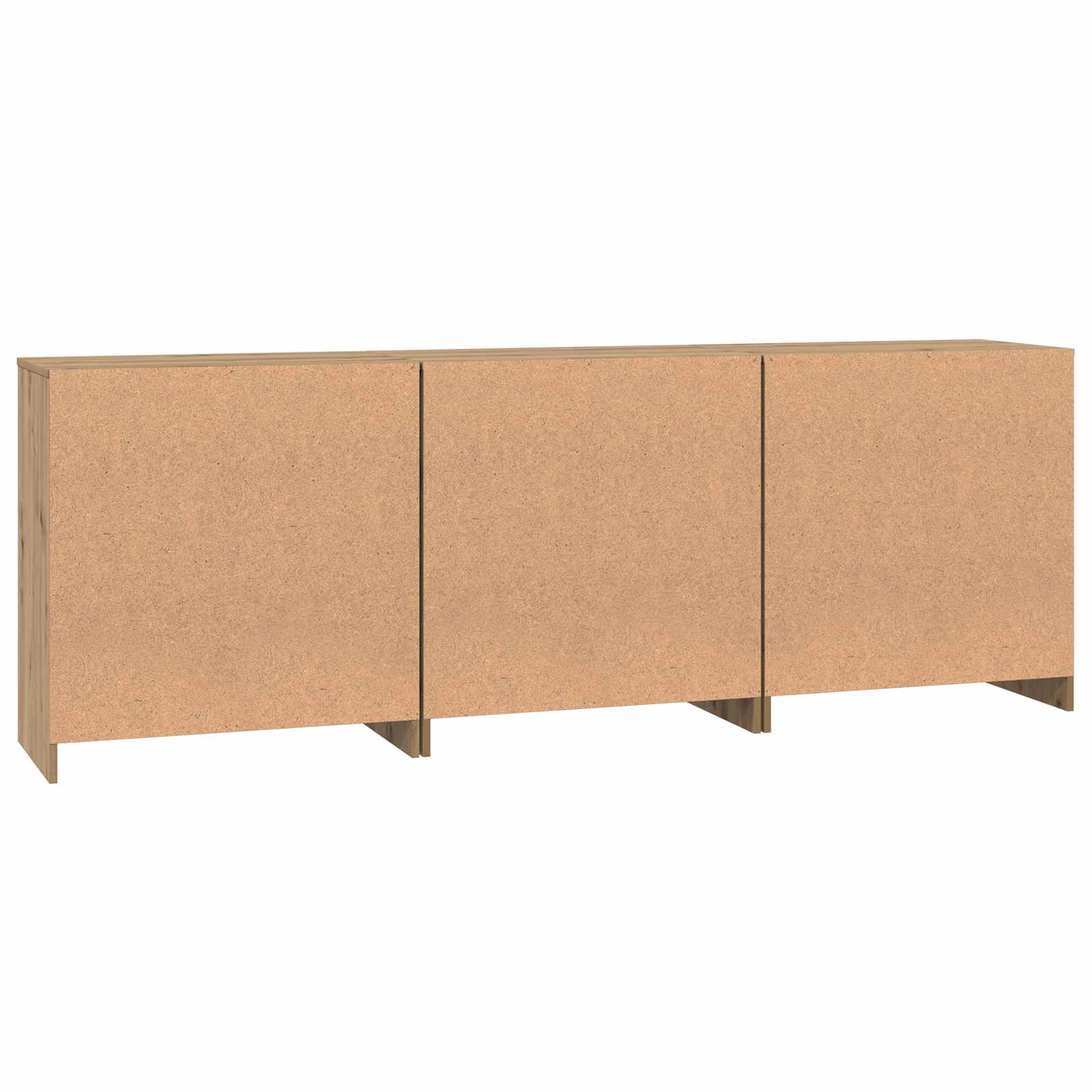 Sideboard 3 pcs Artisan-Eiche 70 x 41 x 75 cm Holzwerkstoff