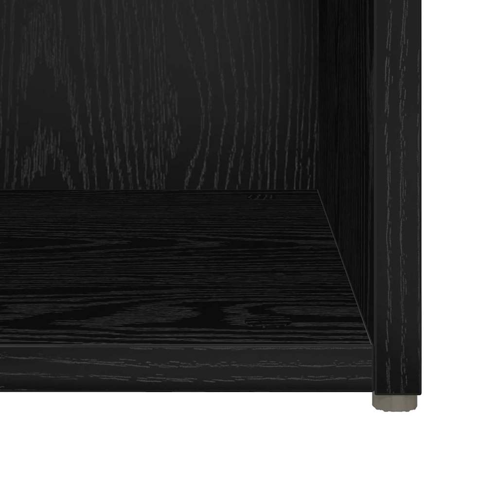 TV-Schrankset 6 pcs Schwarz Eichen-Optik Holzwerkstoff