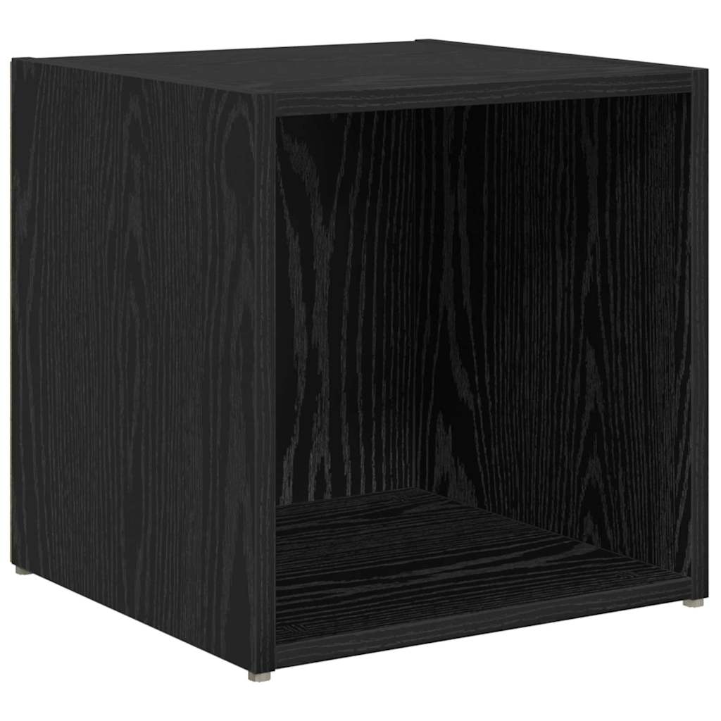 TV-Schrankset 6 pcs Schwarz Eichen-Optik Holzwerkstoff