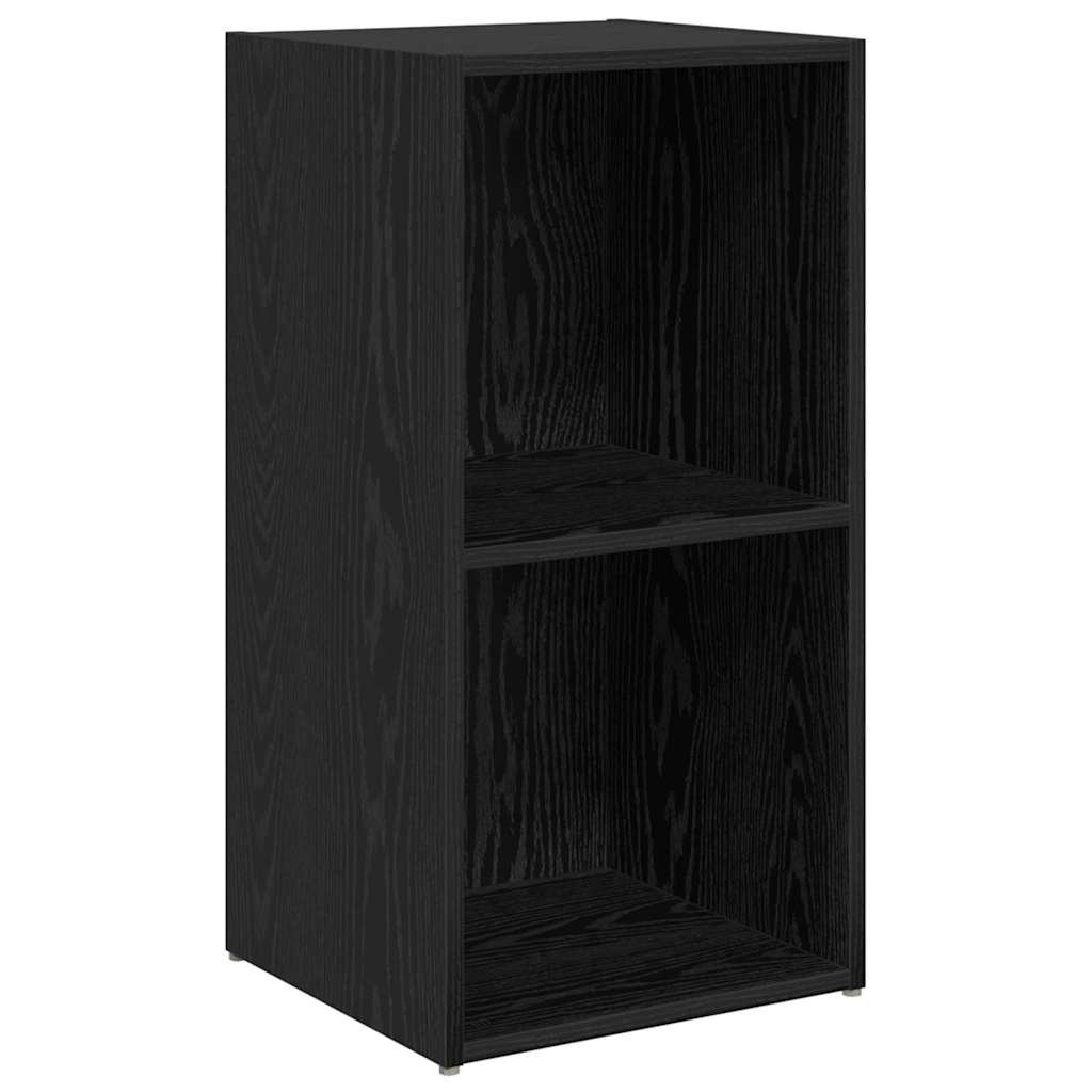 TV-Schrankset 6 pcs Schwarz Eichen-Optik Holzwerkstoff