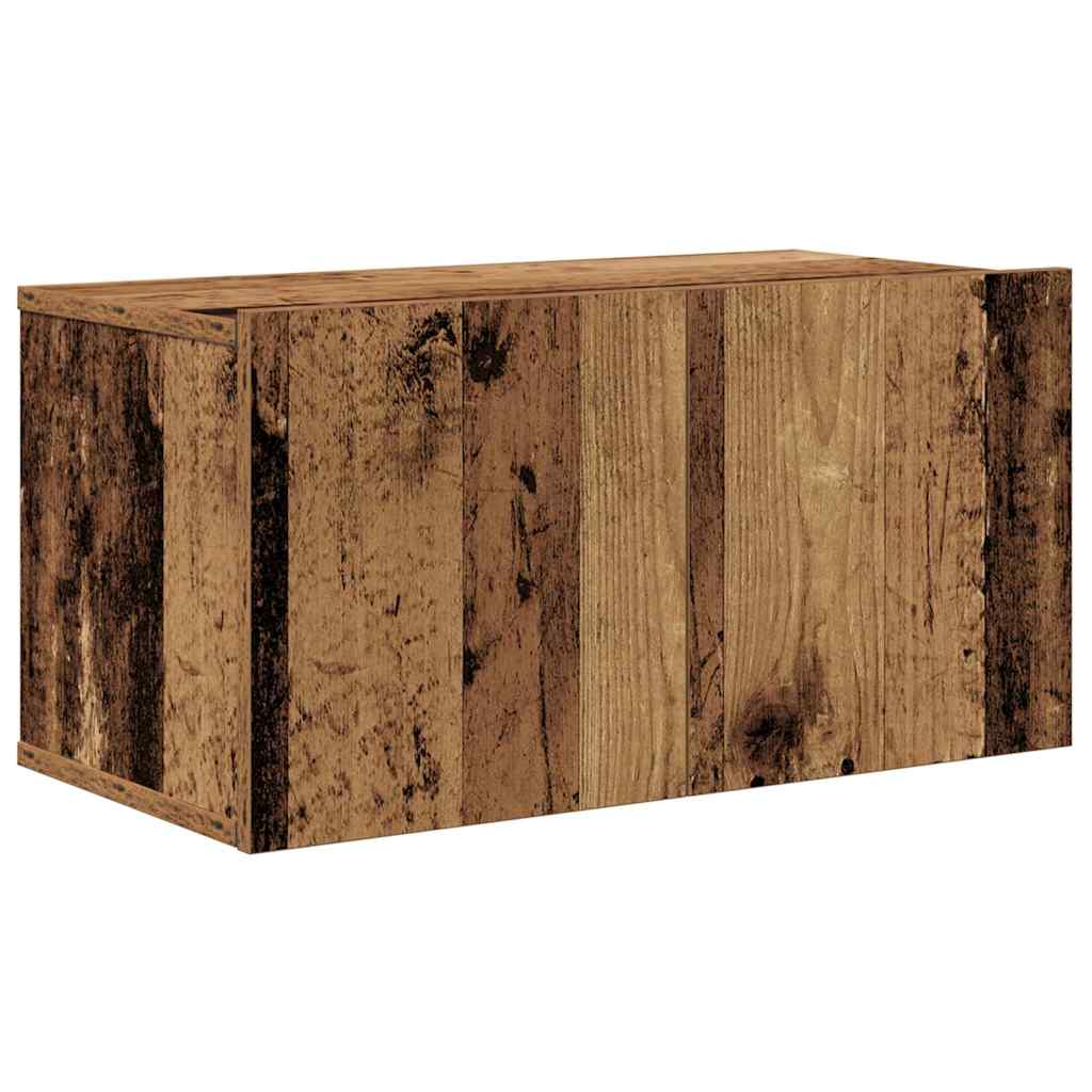 TV-Schrankset Wandmontiert 5 pcs Altholz Holzwerkstoff