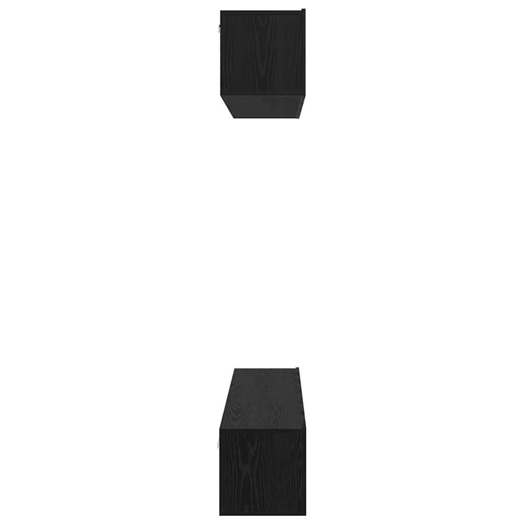 TV-Schrankset 5 pcs Schwarz Eichen-Optik Holzwerkstoff