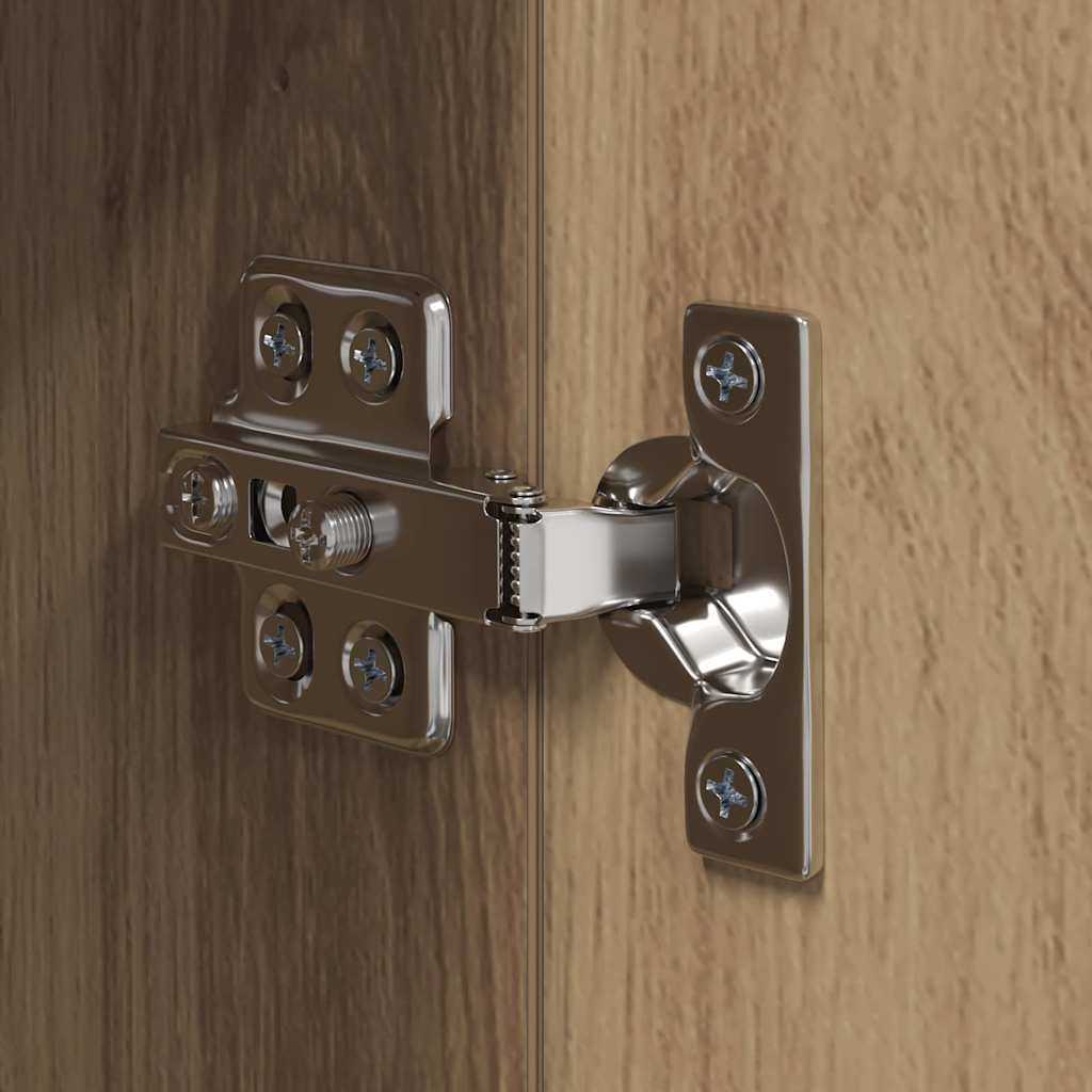 TV-Schrankset Wandmontiert 8 pcs Artisan-Eiche Holzwerkstoff