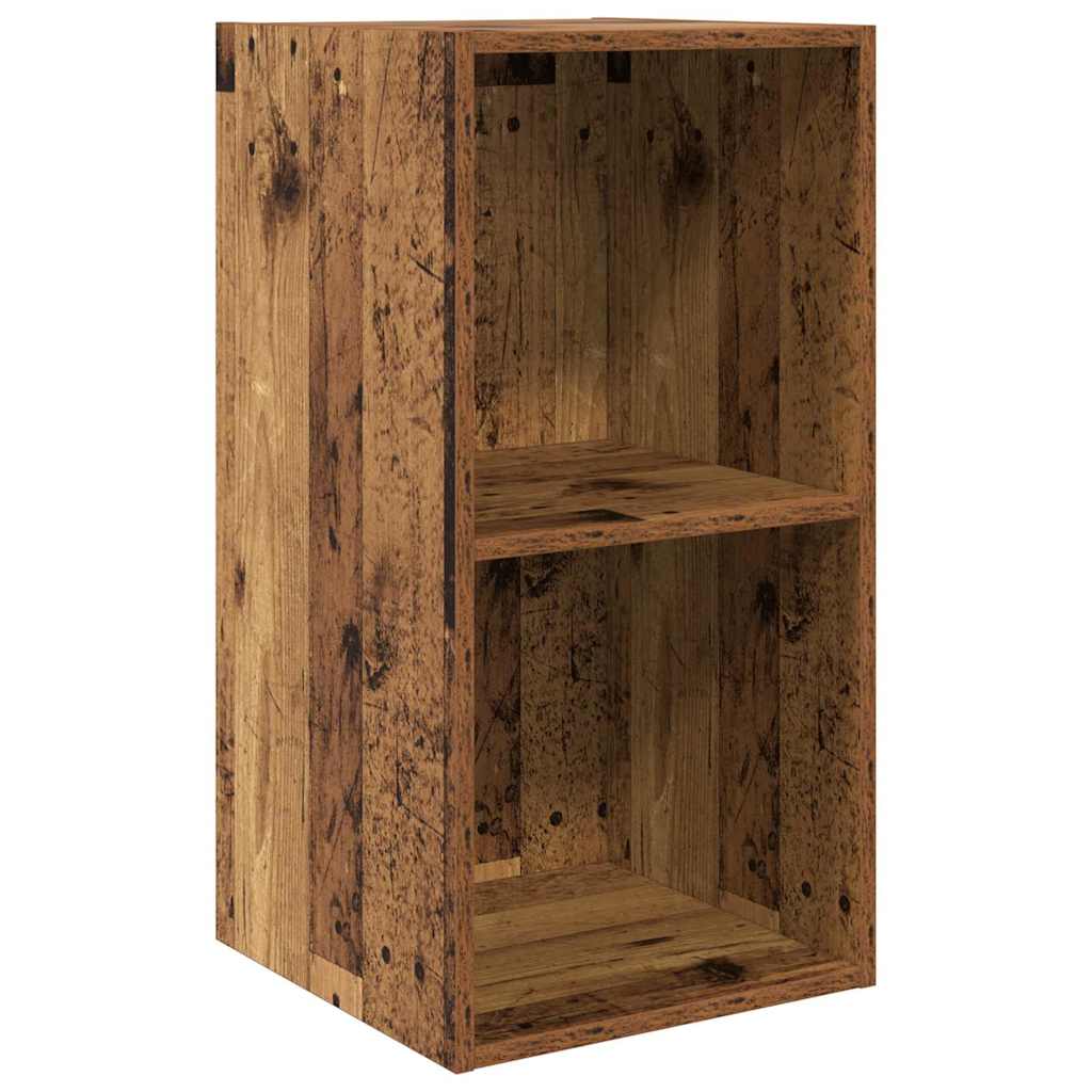 TV-Schrankset Wandmontiert 4 pcs Altholz Holzwerkstoff