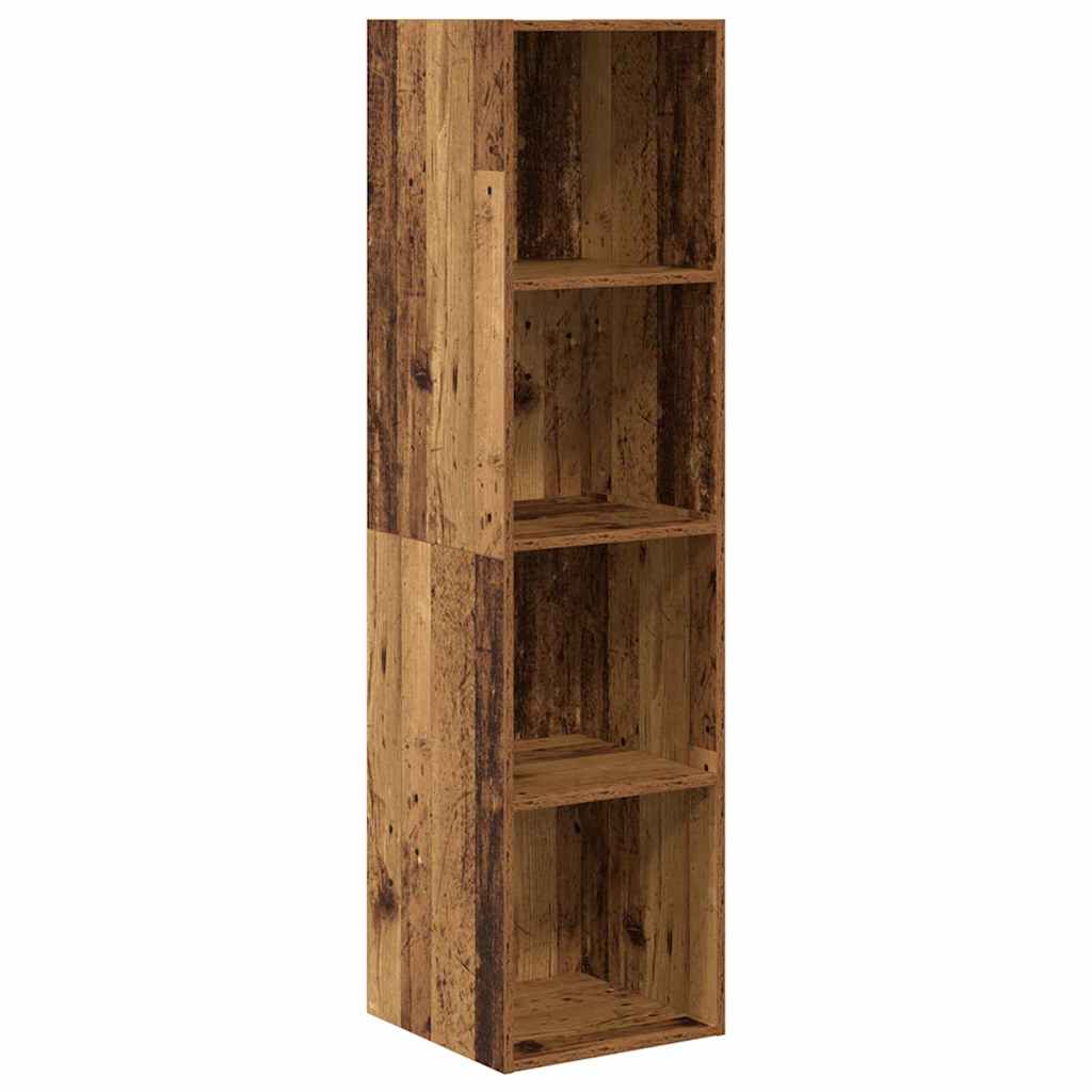TV-Schrankset Wandmontiert 4 pcs Altholz Holzwerkstoff