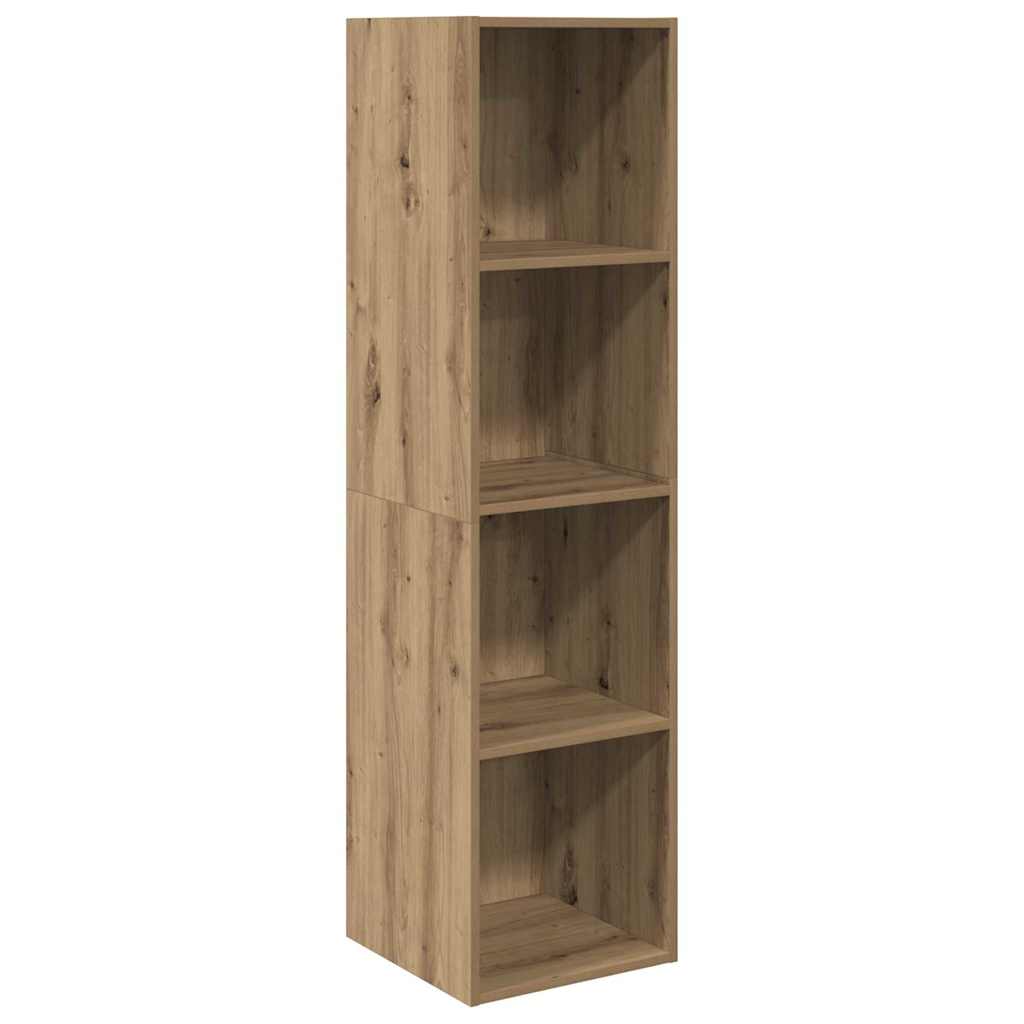 TV-Schrankset Wandmontiert 4 pcs Artisan-Eiche Holzwerkstoff