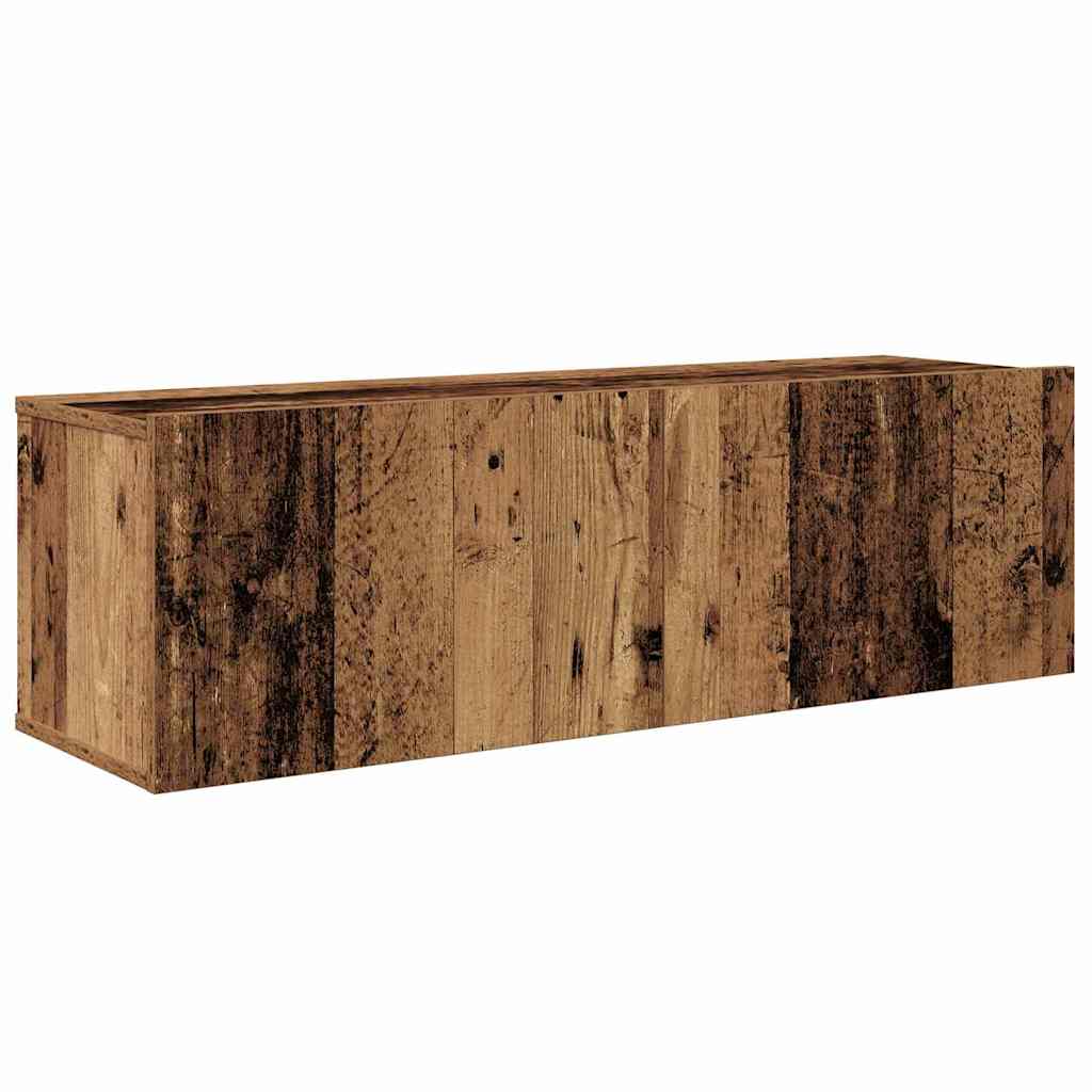 TV-Schrankset Wandmontiert 8 pcs Altholz Holzwerkstoff