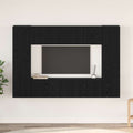 TV-Schrankset 8 pcs Schwarz Eichen-Optik Holzwerkstoff