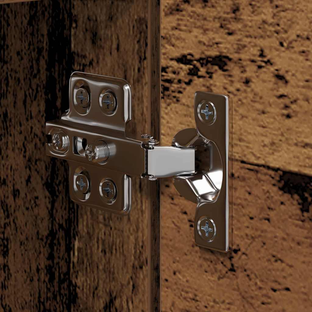 TV-Schrankset Wandmontiert 6 pcs Altholz Holzwerkstoff